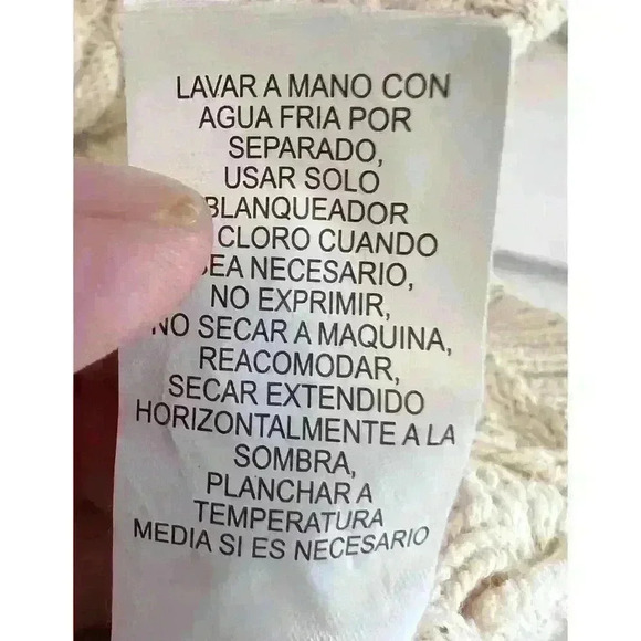 Jeanne Pierre Women's Crew Neck Sweater Beige Cotton Size XXL - Picture 9 of 11